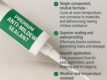 Attention to Detail Elevates Home Quality – Anti-Mildew Sealant Becomes the New Must-Have for Kitchens and Bathrooms